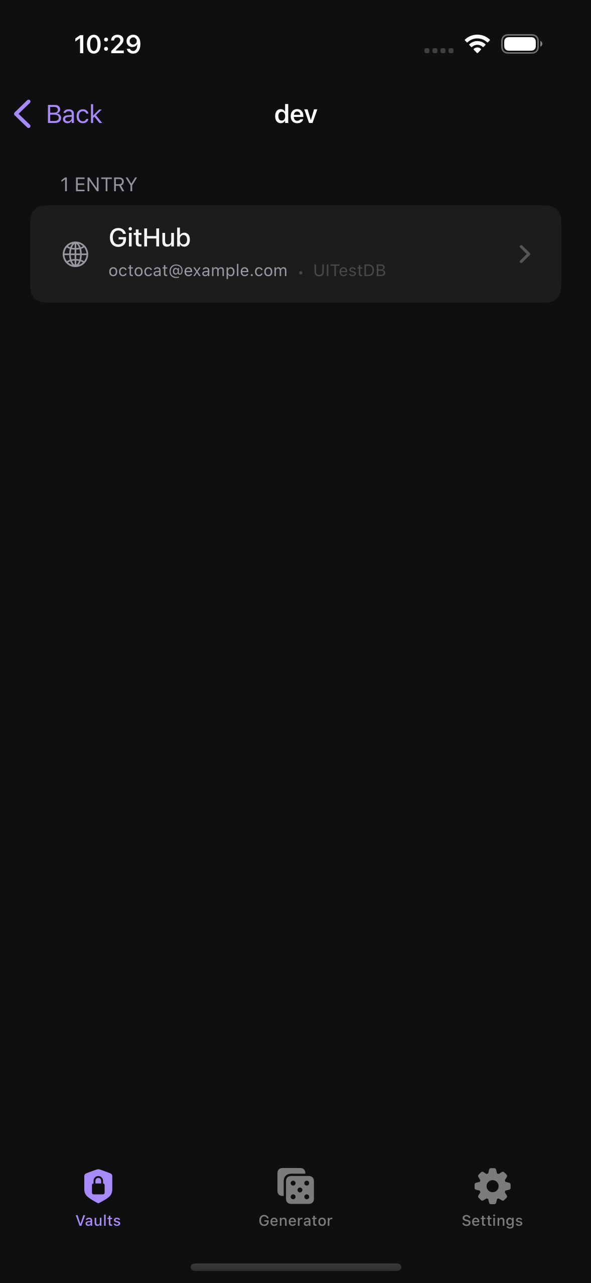 Filtering entries by a tag